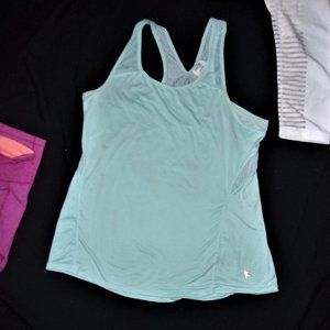Danskin Now Blue Racerback Tank Top Moisture-Wicking